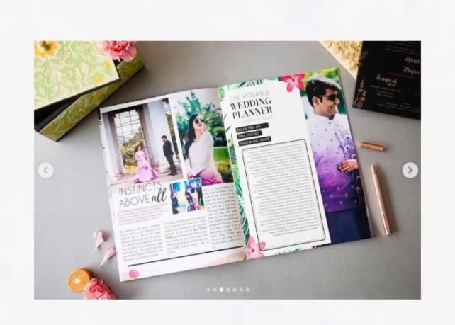 ideas for wedding planner, personalized magazine, ideas for magazine