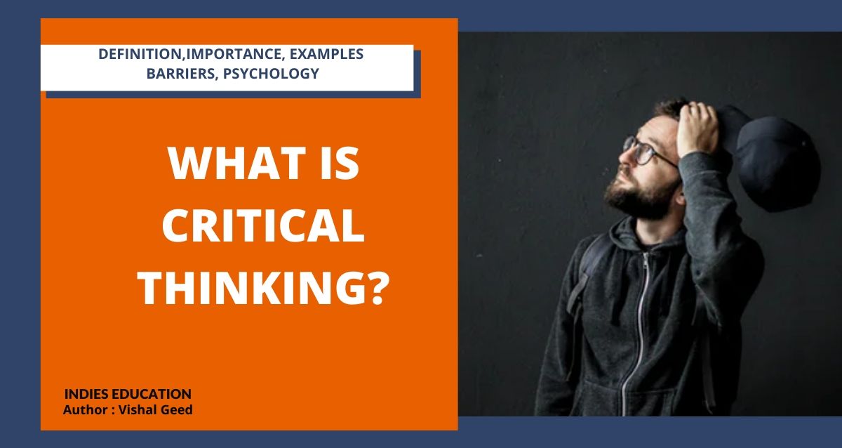 definition of critical thinking in psychology