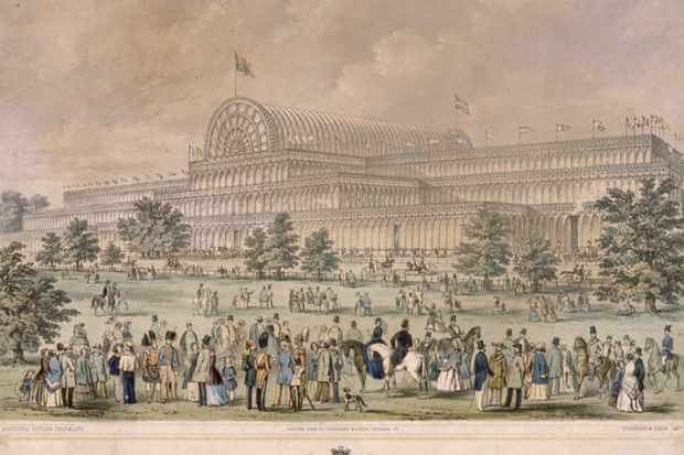 an image of past expo which was held in london in 1851

