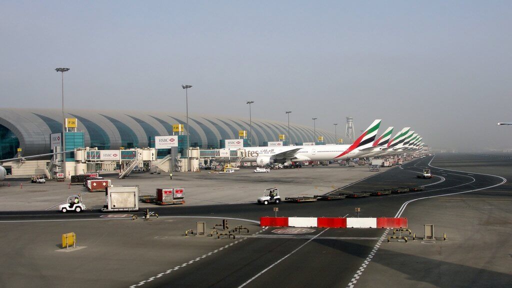 an image of Dubai airport  now