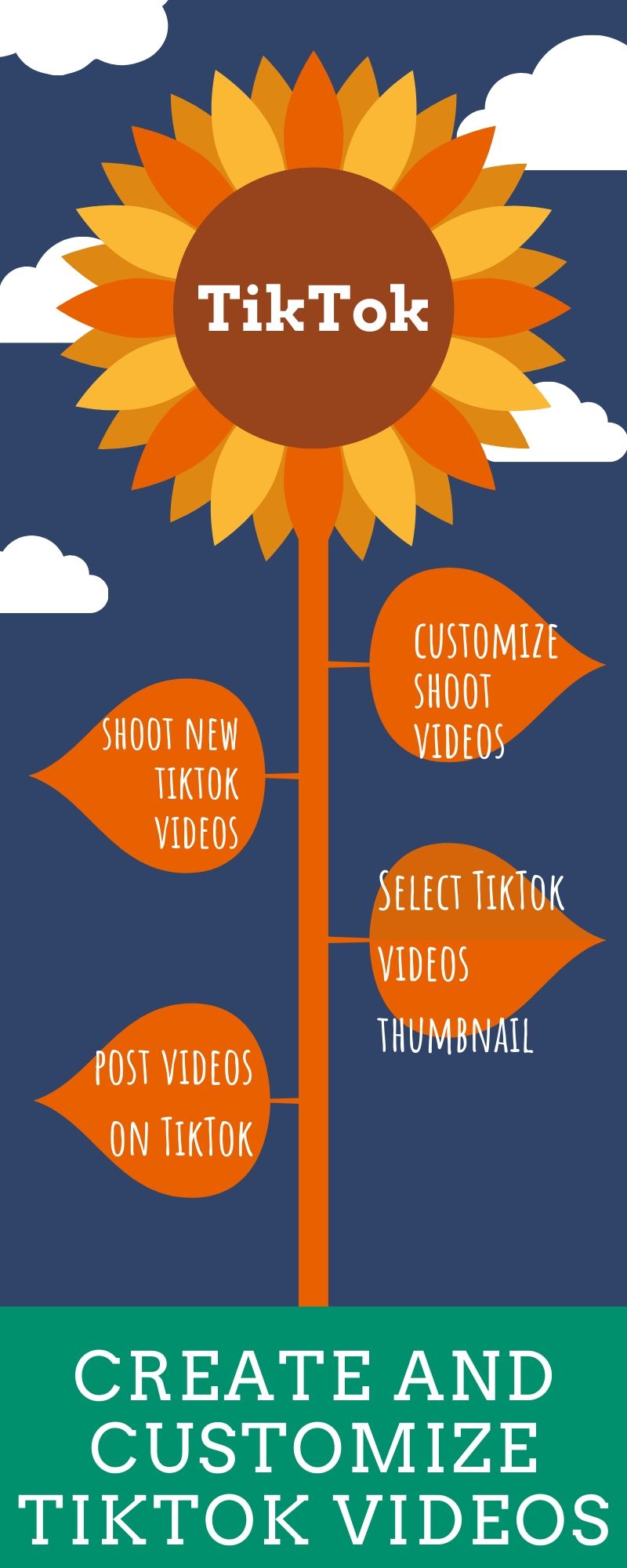 create and customize tiktok videos