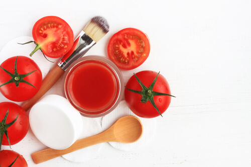 tomato-in-skincare in summer 