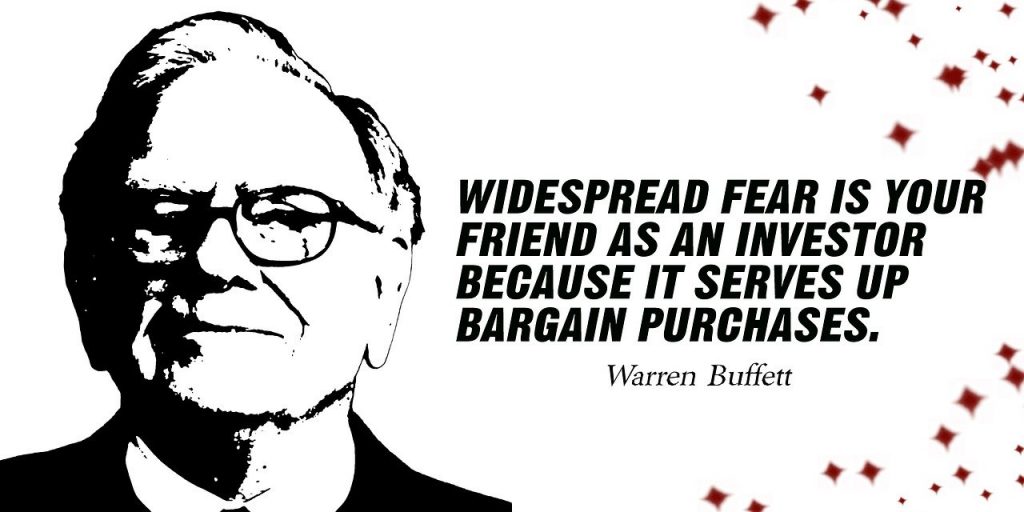 Image of Warren Buffett with a quote