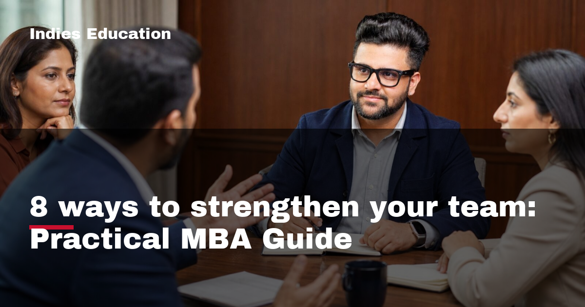 Featured image for 8 ways to strengthen your team: Practical MBA Guide