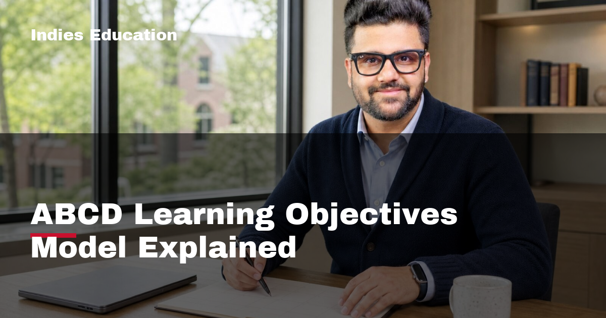 Featured image for ABCD Learning Objectives Model Explained