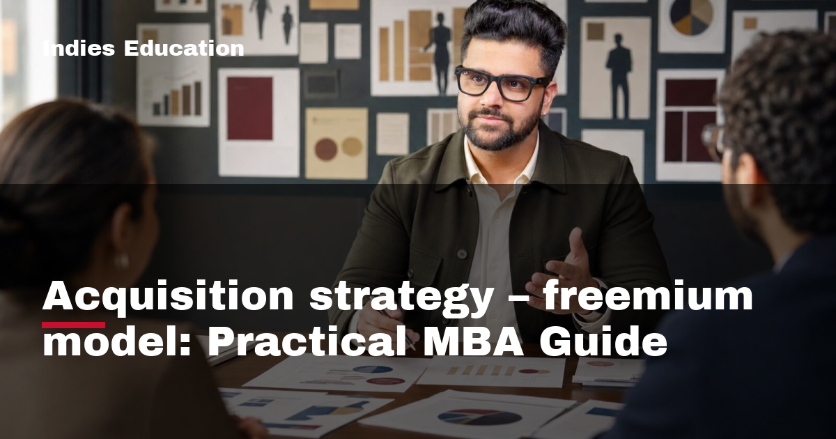 Featured image for Acquisition strategy – freemium model: Practical MBA Guide