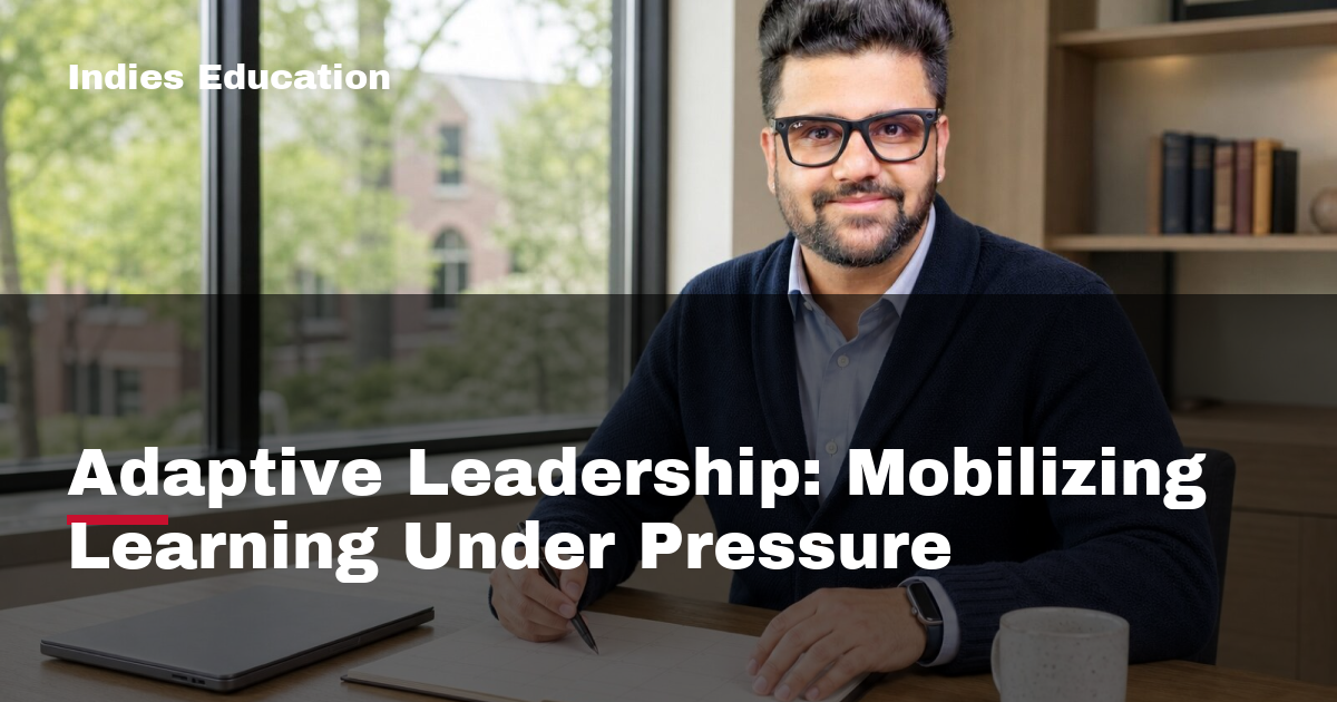 Featured image for Adaptive Leadership: Mobilizing Learning Under Pressure