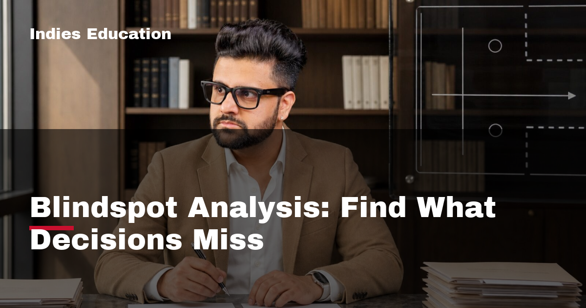 Featured image for Blindspot Analysis: Find What Decisions Miss