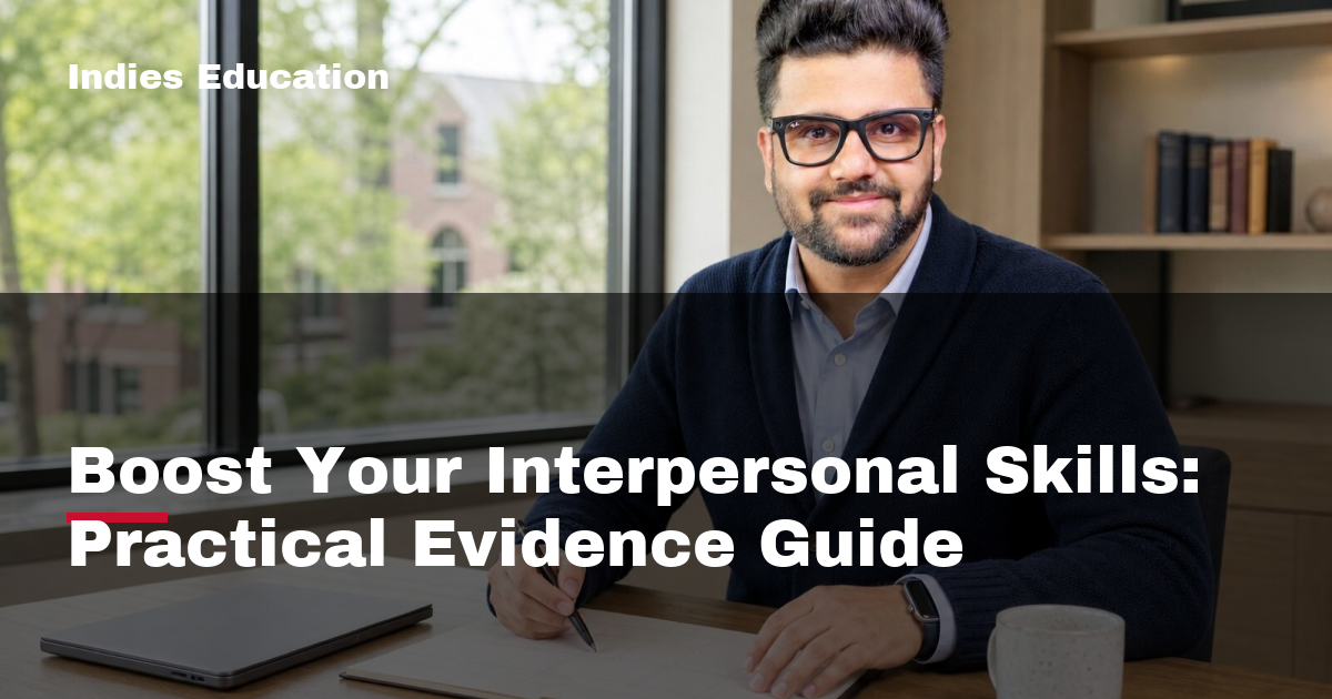 Featured image for Boost Your Interpersonal Skills: Practical Evidence Guide