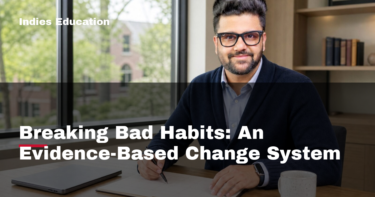 Featured image for Breaking Bad Habits: An Evidence-Based Change System