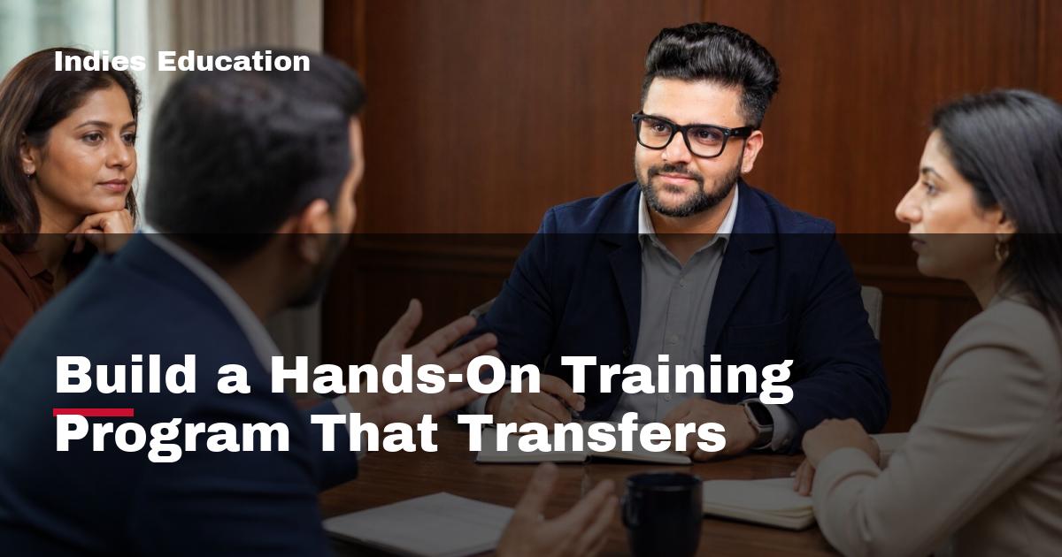 Featured image for Build a Hands-On Training Program That Transfers