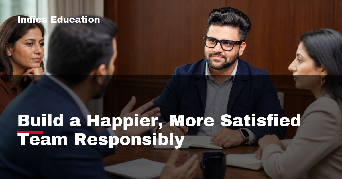 Featured image for Build a Happier, More Satisfied Team Responsibly