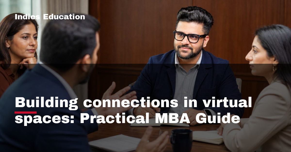 Featured image for Building connections in virtual spaces: Practical MBA Guide