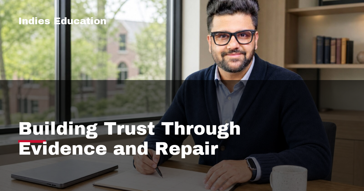 Featured image for Building Trust Through Evidence and Repair