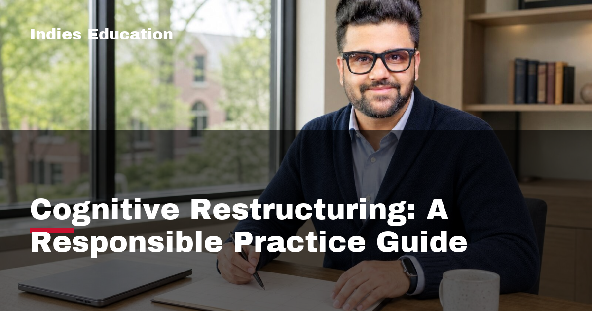 Featured image for Cognitive Restructuring: A Responsible Practice Guide