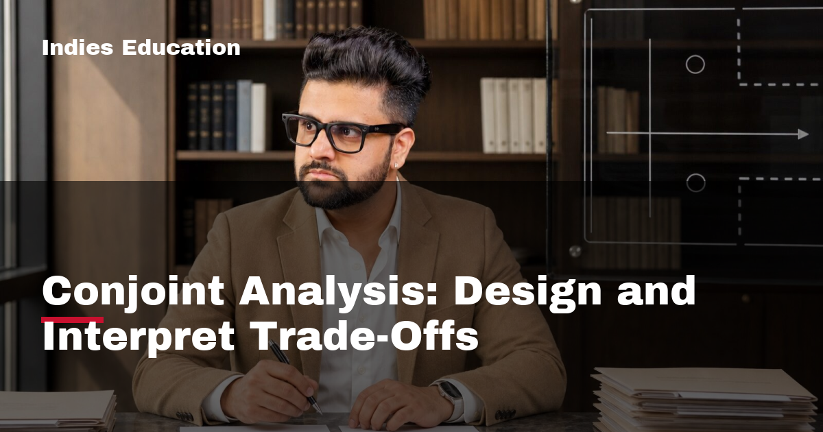 Featured image for Conjoint Analysis: Design and Interpret Trade-Offs