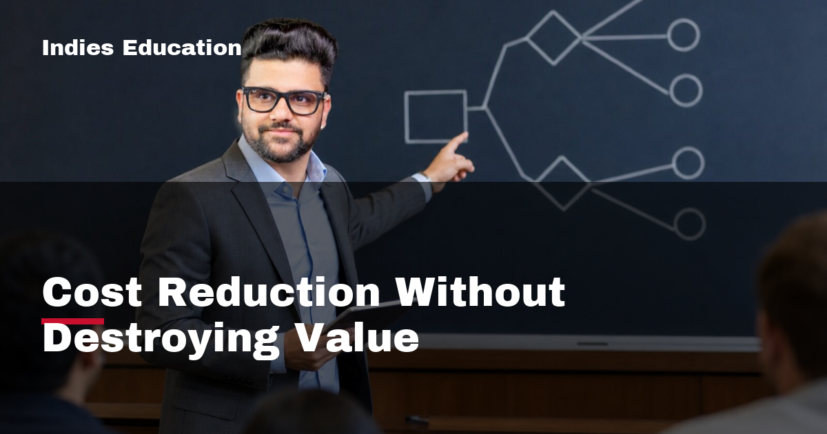 Featured image for Cost Reduction Without Destroying Value