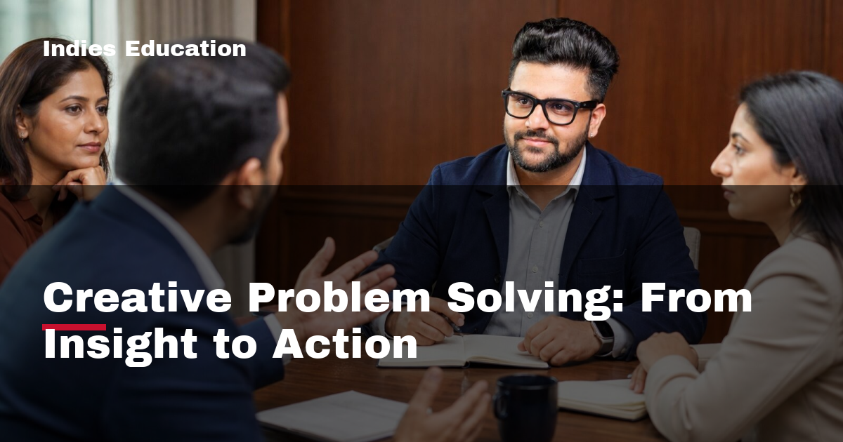Featured image for Creative Problem Solving: From Insight to Action