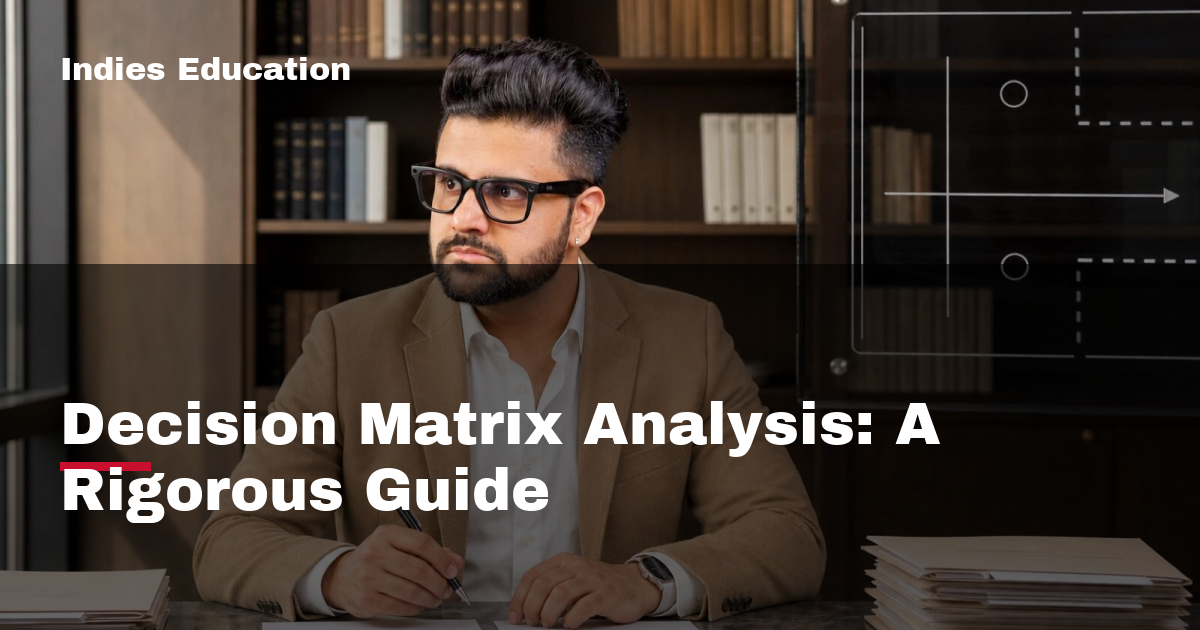 Featured image for Decision Matrix Analysis: A Rigorous Guide