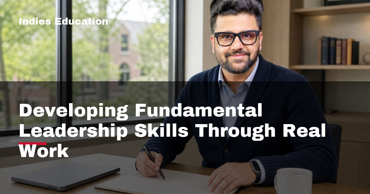 Featured image for Developing Fundamental Leadership Skills Through Real Work