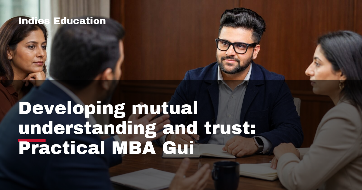 Featured image for Developing mutual understanding and trust: Practical MBA Gui