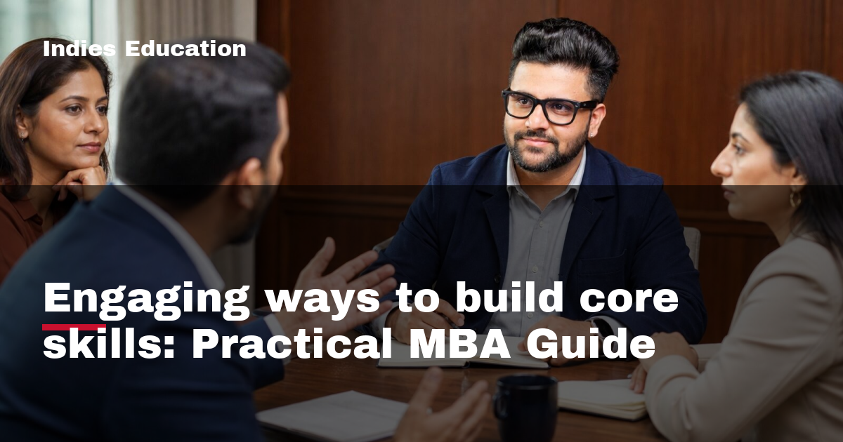 Featured image for Engaging ways to build core skills: Practical MBA Guide