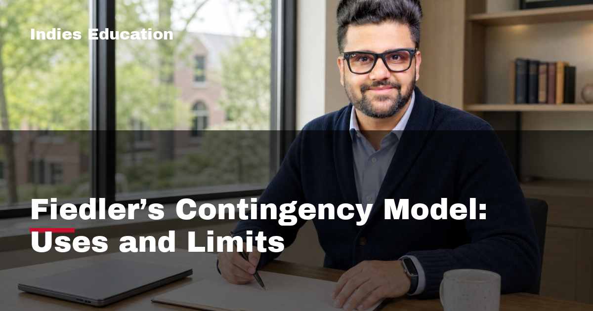 Featured image for Fiedler’s Contingency Model: Uses and Limits