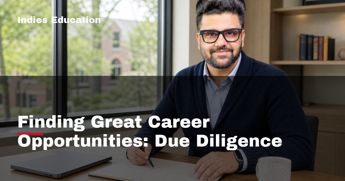 Featured image for Finding Great Career Opportunities: Due Diligence