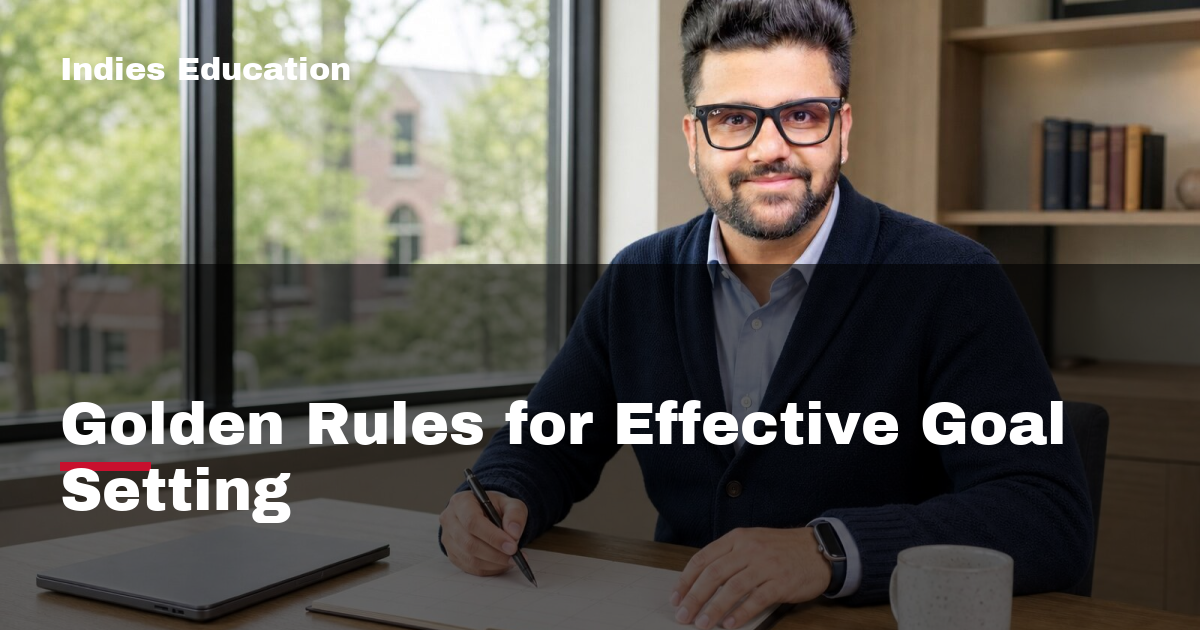Featured image for Golden Rules for Effective Goal Setting
