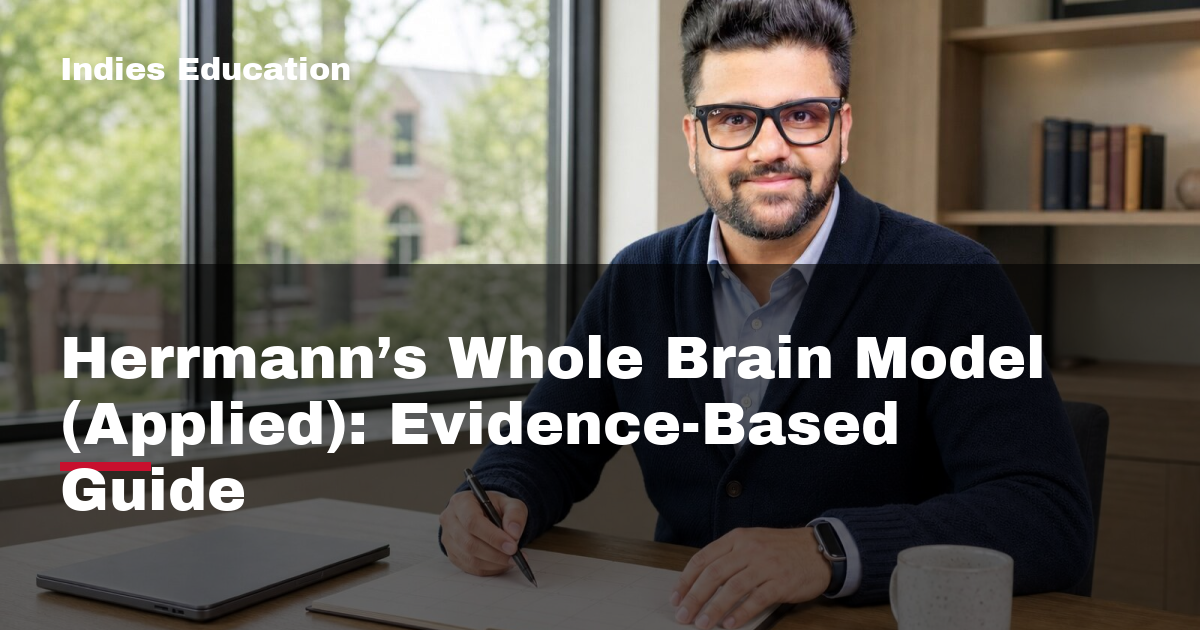 Featured image for Herrmann’s Whole Brain Model (Applied): Evidence-Based Guide