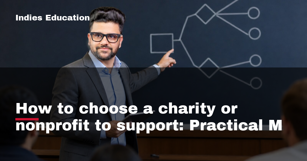 Featured image for How to choose a charity or nonprofit to support: Practical M