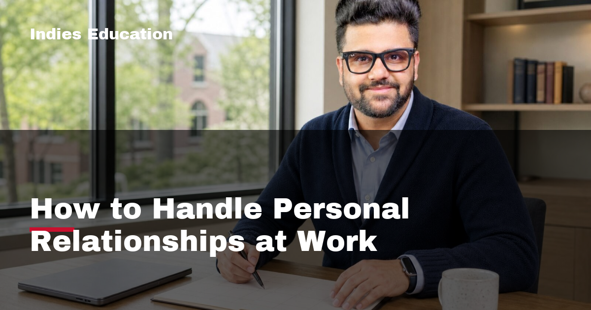 Featured image for How to Handle Personal Relationships at Work