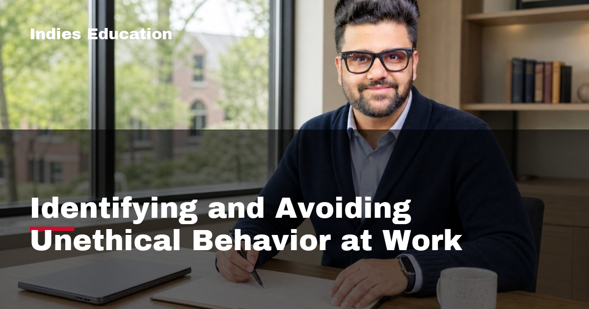 Identifying and Avoiding Unethical Behavior at Work
