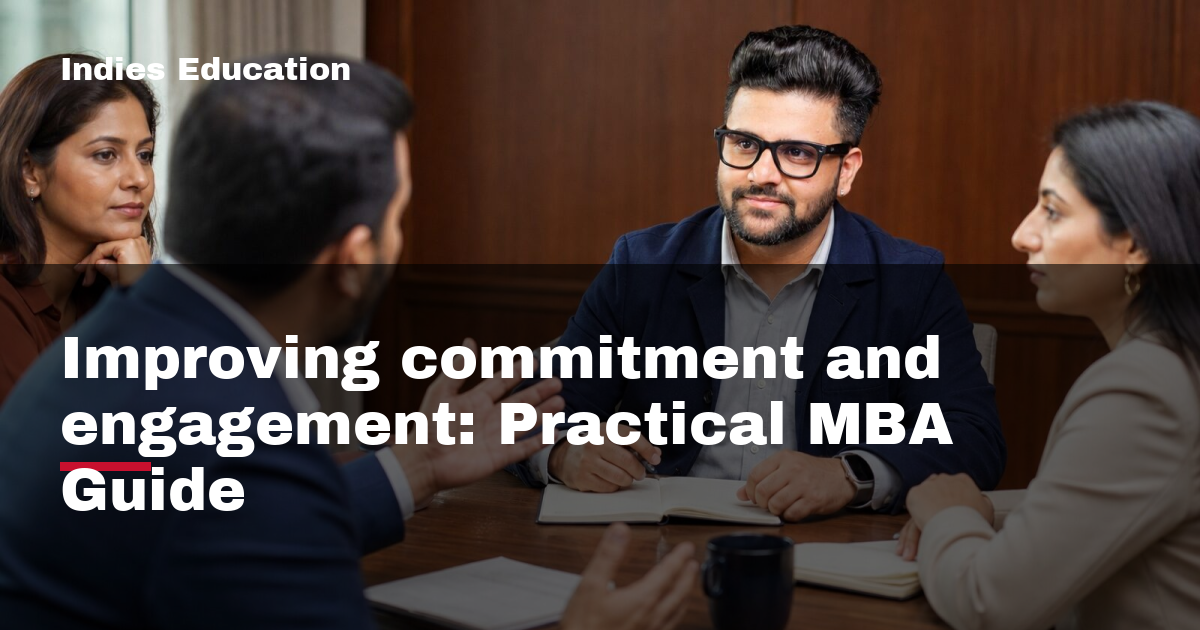 Featured image for Improving commitment and engagement: Practical MBA Guide