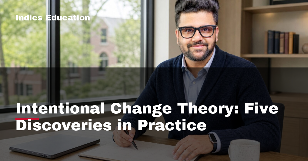 Featured image for Intentional Change Theory: Five Discoveries in Practice