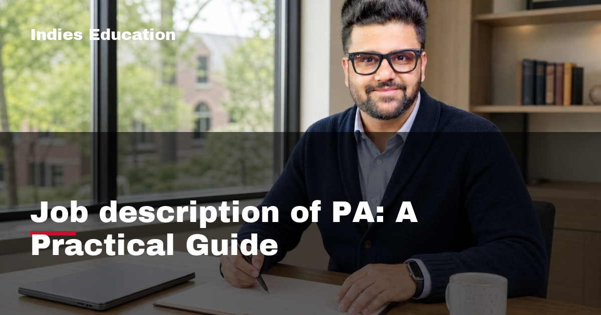 Featured image for Job description of PA: A Practical Guide