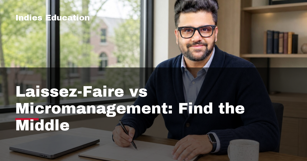 Featured image for Laissez-Faire vs Micromanagement: Find the Middle