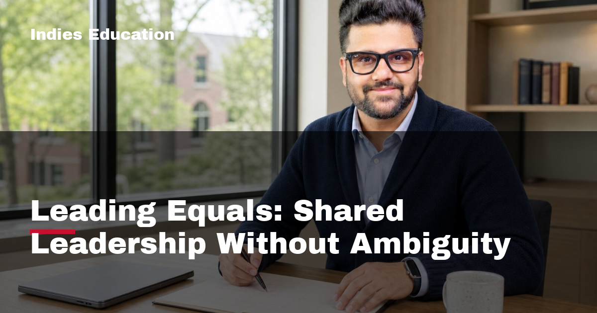 Featured image for Leading Equals: Shared Leadership Without Ambiguity