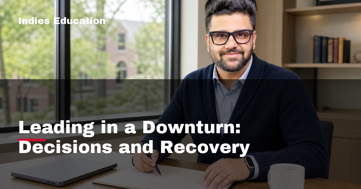 Featured image for Leading in a Downturn: Decisions and Recovery