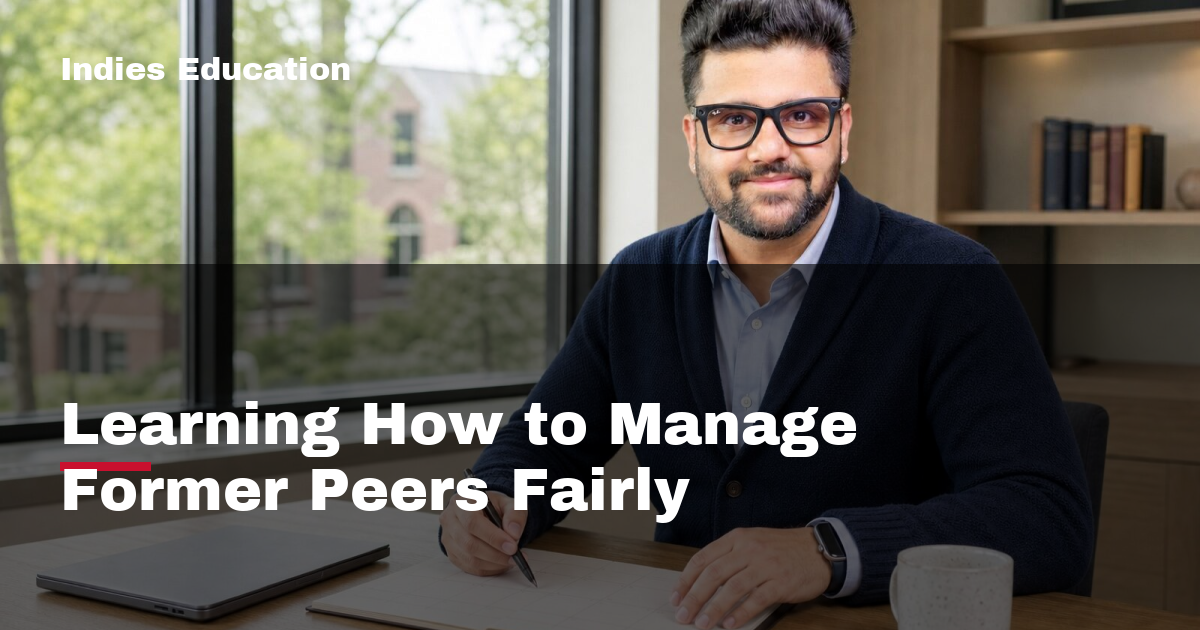 Featured image for Learning How to Manage Former Peers Fairly