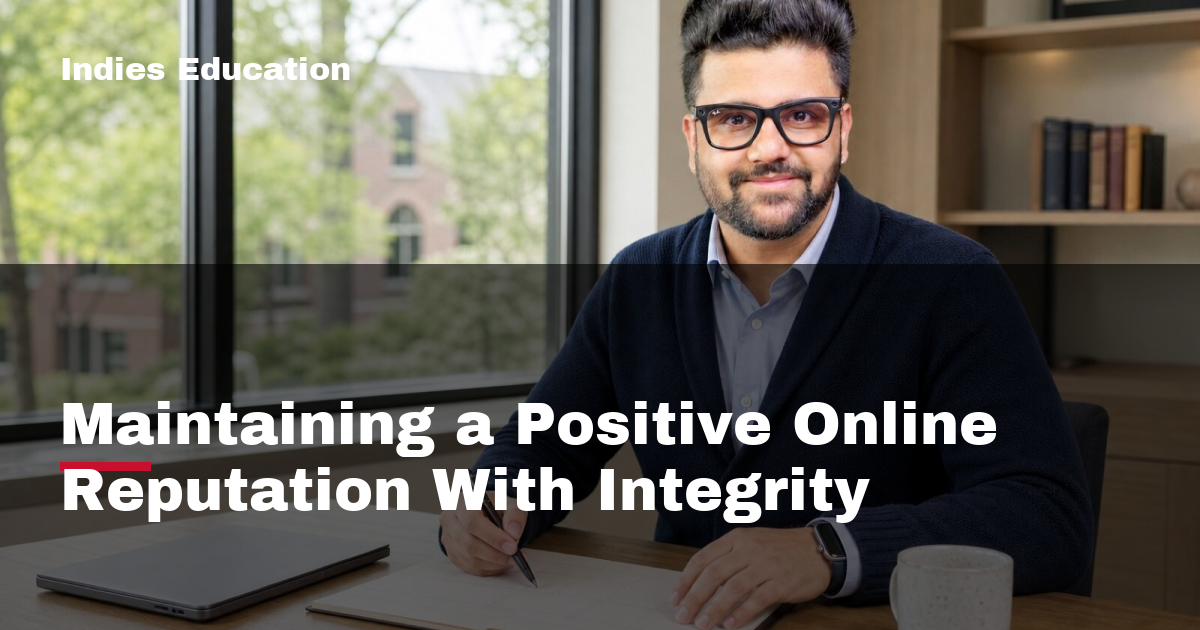 Featured image for Maintaining a Positive Online Reputation With Integrity