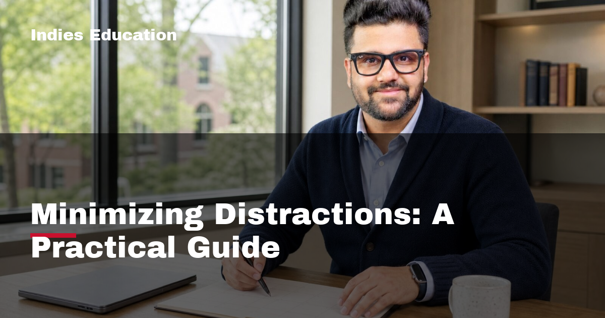 Featured image for Minimizing Distractions: A Practical Guide