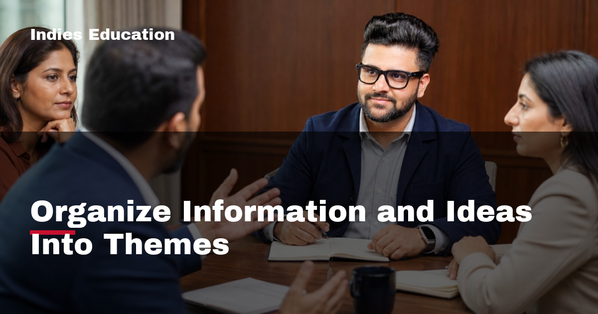 Featured image for Organize Information and Ideas Into Themes