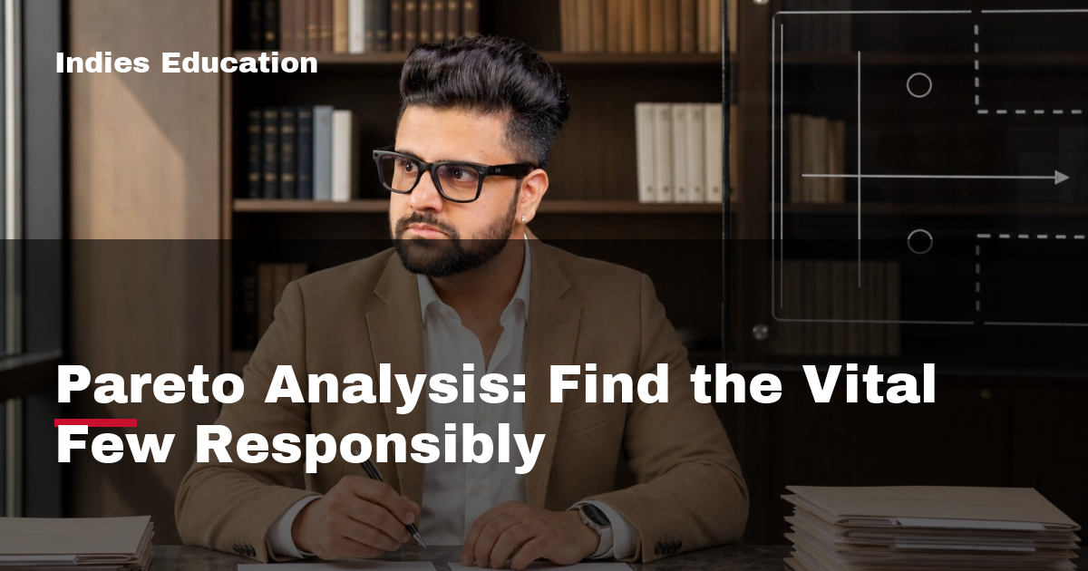 Featured image for Pareto Analysis: Find the Vital Few Responsibly