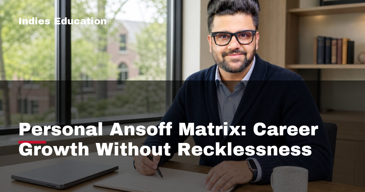Featured image for Personal Ansoff Matrix: Career Growth Without Recklessness
