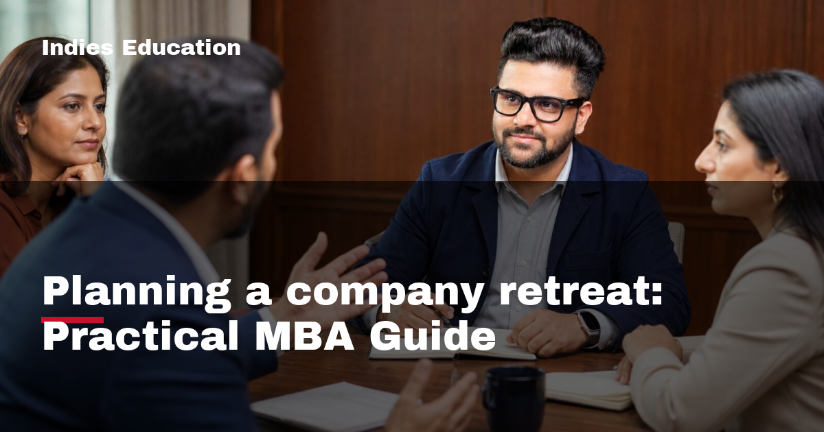 Featured image for Planning a company retreat: Practical MBA Guide
