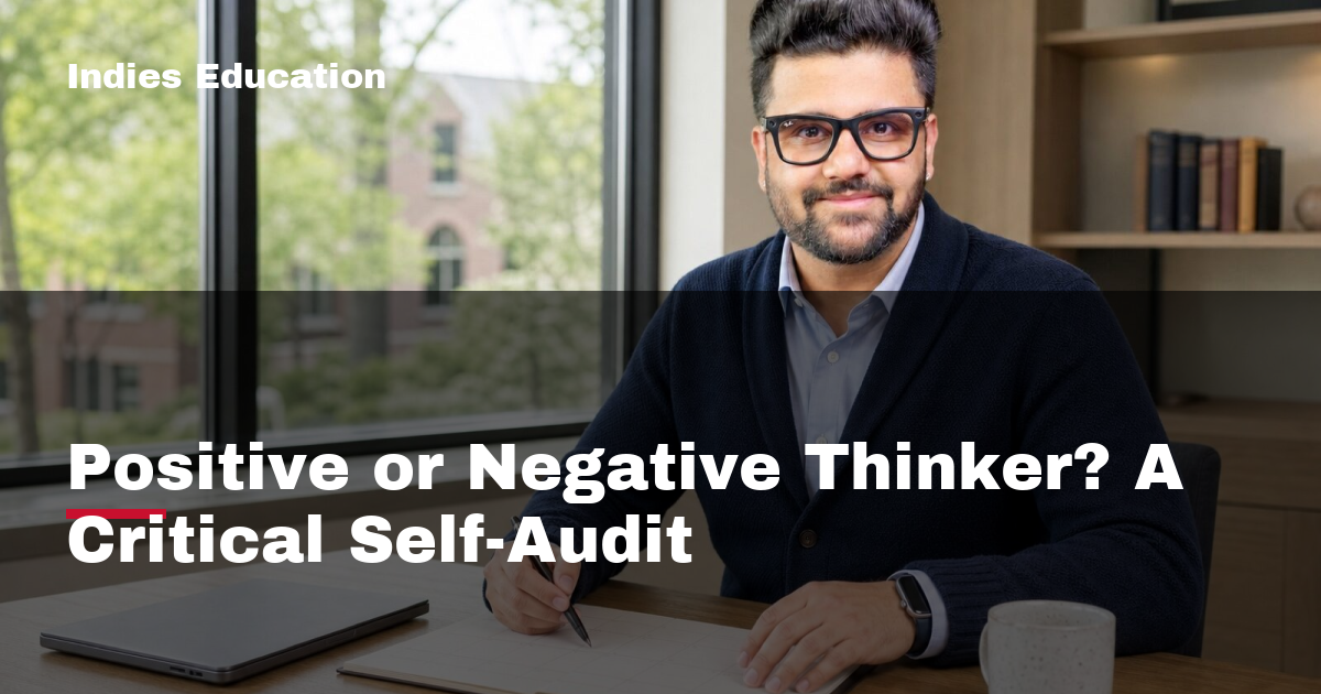 Featured image for Positive or Negative Thinker? A Critical Self-Audit