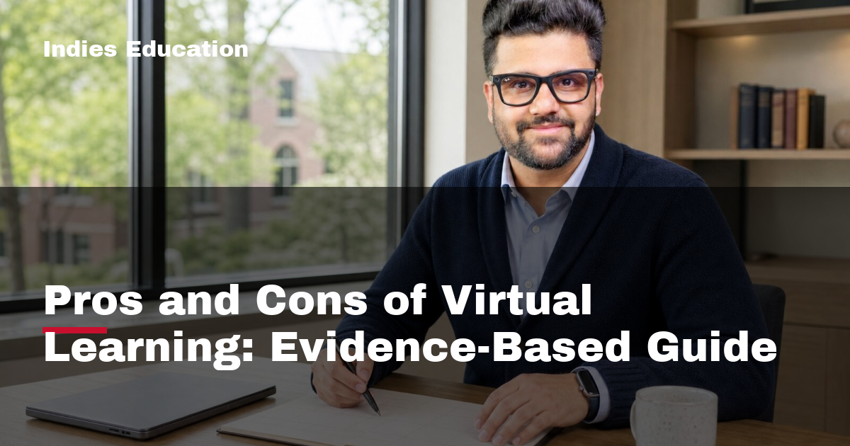 Featured image for Pros and Cons of Virtual Learning: Evidence-Based Guide