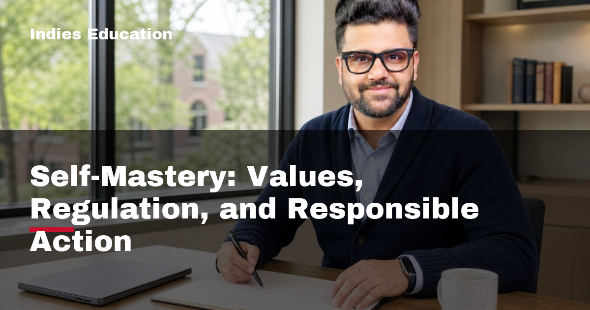 Featured image for Self-Mastery: Values, Regulation, and Responsible Action