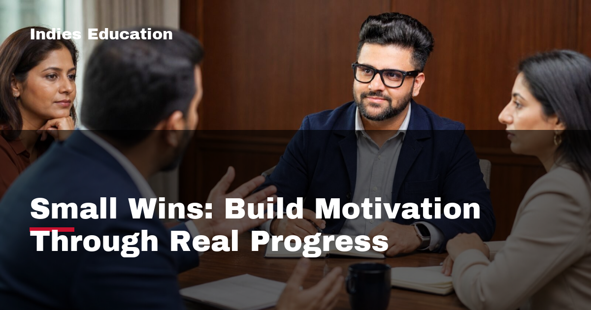 Featured image for Small Wins: Build Motivation Through Real Progress